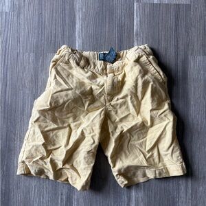 Ralph Lauren Boy’s Butter Yellow Flat Front Shorts